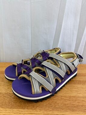 Suicoke Purple & Gray ZIP-AB Strapped Sandal Men’s Size 10